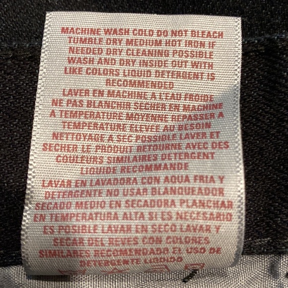 Izod SZ 34 x 30 Black Slim Straight Fit Denim Jeans New D23 - Picture 10 of 14